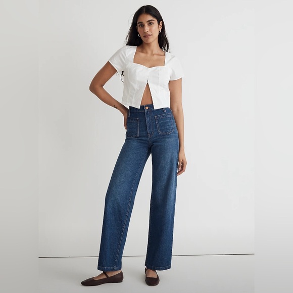 Madewell Denim - Madewell trouser wide leg jeans - Size 26 - Excellent Condition